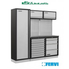 ARREDAMENTO MODULARE PER OFFICINA FERVI ART. A008Q